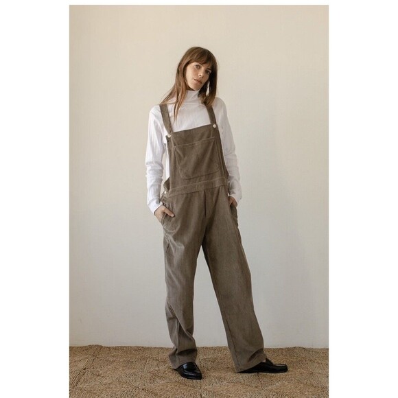 DONNI The Cord Overall relaxed fit, 100% cotton NWT Size XXS MSRP $298 - Picture 1 of 12
